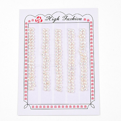 Grade 3A Natural Cultured Freshwater Pearl Beads PEAR-N018-3A-3035A-1