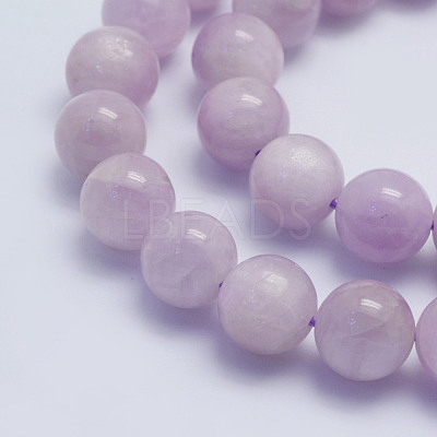 Natural Kunzite Beads Strands G-L478-14-10mm-1
