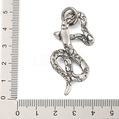 316 Surgical Stainless Steel Pendants STAS-Z073-124AS-03-1