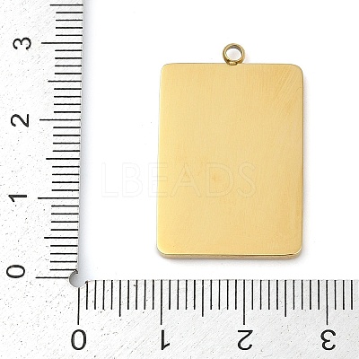 304 Stainless Steel Rhinestones Pendants STAS-D306-01G-B-1