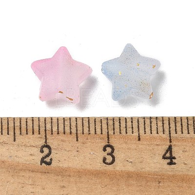Gradient Color Transparent Acrylic Beads X1-OACR-M023-04G-1