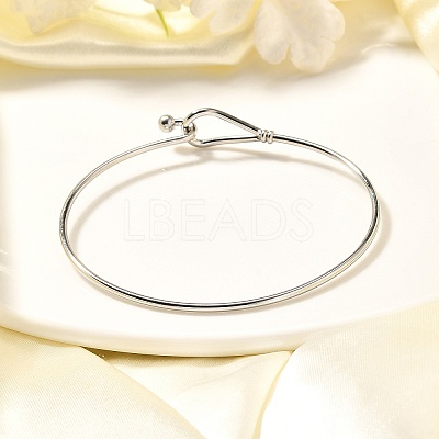 Tarnish Resistant 304 Stainless Steel Bangles STAS-S053-26-1