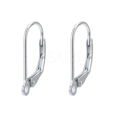 925 Sterling Silver Leverback Earrings Findings STER-M017-01S-1