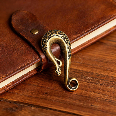 3Pcs Alloy S-Hook Clasps FIND-CP0003-47AB-1