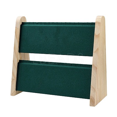 2-Tier Velvet Pendant & Necklace Display Stands NDIS-F004-02-1