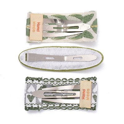 Cloth Snap Hair Clips Set PHAR-D010-01B-1