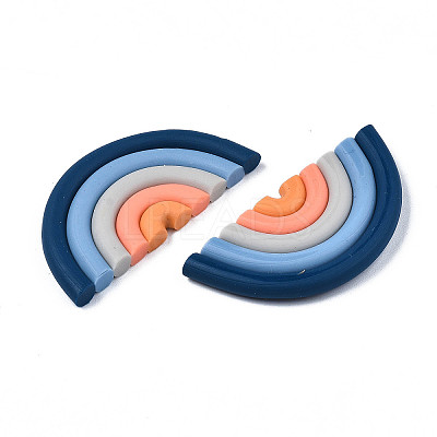 Handmade Polymer Clay Cabochons LS-CLAY-N010-030-02-1