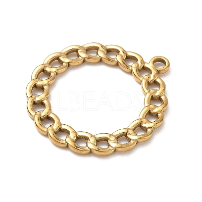 304 Stainless Steel Pendants STAS-I357-02G-03-1