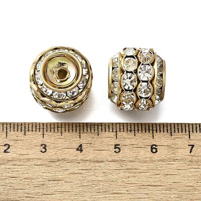 Brass Rhinestone Beads KK-D295-02G-01-1