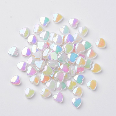 Transparent Acrylic Beads X-PL539-878-1
