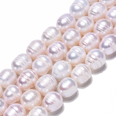Natural Cultured Freshwater Pearl Beads Strands PEAR-N012-09B-1