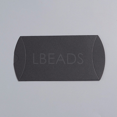 Kraft Paper Pillow Candy Box CON-WH0070-97A-01-1