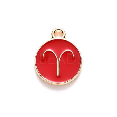 Alloy Enamel Pendants LS-ENAM-S124-01B-07A-1