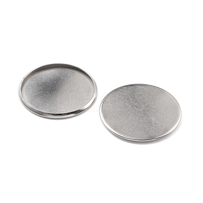 Non-Tarnish 316 Surgical Stainless Steel Cabochon Tray Settings STAS-I187-06B-P-1
