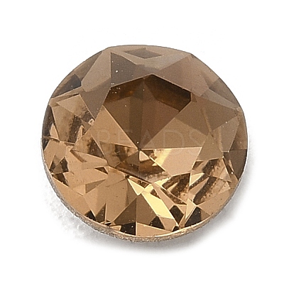 Pointed Back & Back Plated Glass Rhinestone Cabochons GLAA-B012-60A-1
