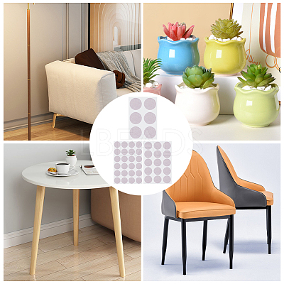 198Pcs 3 Styles Round Felt Furniture Pads AJEW-GF0013-26B-1