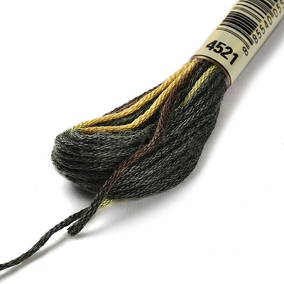 10 Skeins 6-Ply Polyester Embroidery Floss OCOR-K006-A15-1