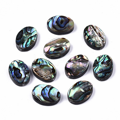Natural Abalone Shell/Paua Shell Beads SSHEL-T014-09-1