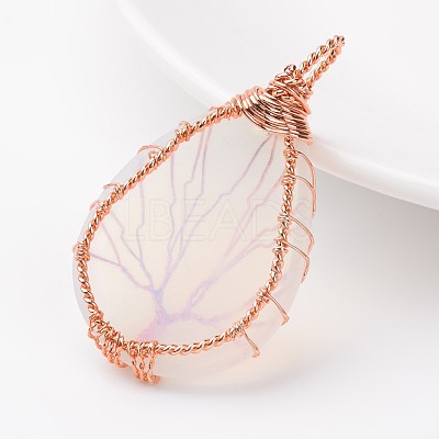 Opalite Pendants X-G-K122-06RG-1