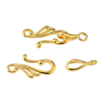 Tibetan Style Hook and Eye Clasps X-K08ZJ011-1