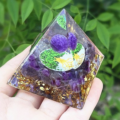 Orgonite Pyramid Resin Energy Generators PW-WG84C79-01-1