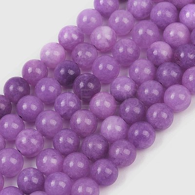 Dyed Natural Malaysia Jade Beads Strands G-G021-02C-05-1