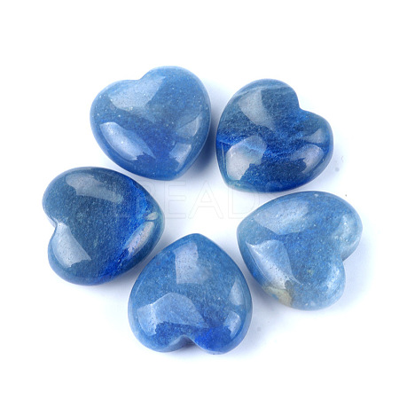 Dyed & Heated Natural Blue Aventurine Healing Stones PW-WGA91AE-01-1
