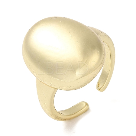Brass Open Cuff Rings RJEW-Q778-46G-1