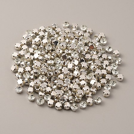 Sew on Rhinestone KK-WH0045-63G-1
