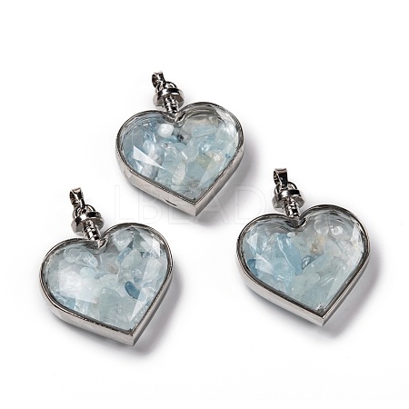 Glass Bottle Pendants G-Z010-02K-1