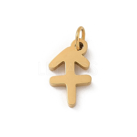 304 Stainless Steel Charms LS-STAS-R001-04G-09-1