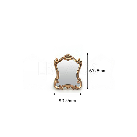 Miniature Retro Resin Mirrors MIMO-PW0001-012C-1