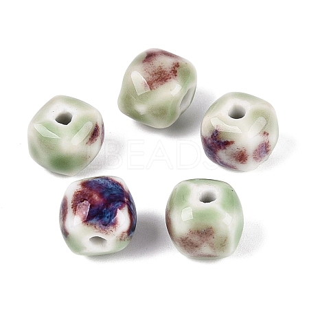 Vintage Handmade Porcelain Beads PORC-N013-18-12-1