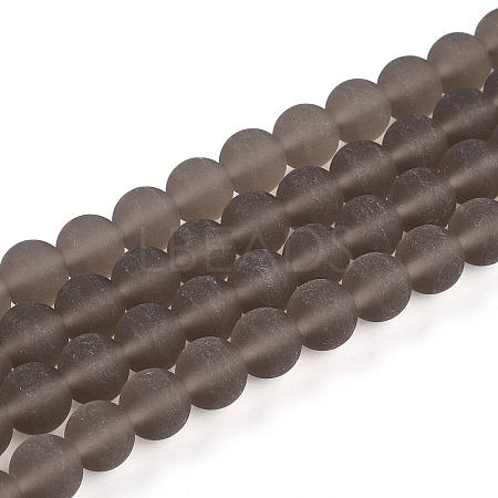 Transparent Glass Beads Strands GLAA-T032-T8mm-MD02-1