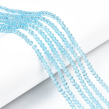 Glass Beads Strands EGLA-A034-T3mm-D28-1