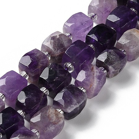 Natural Amethyst Beads Strands G-B065-A02-1