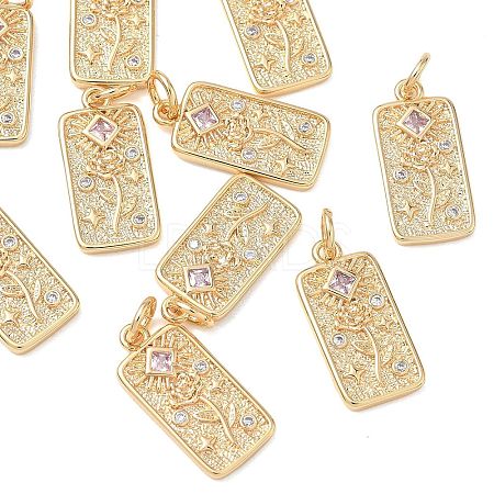 SHEGRACE Valentine's Day Brass Cubic Zirconia Pendants XGRQ3K114-552G-1