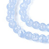 Baking Paint Glass Beads Strands DGLA-N015-4mm-06-3