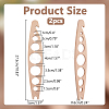 Wood Gardening Tool TOOL-WH0053-78B-2