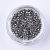 Electroplate Cylinder Seed Beads SEED-Q036-02A-B03-2