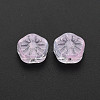 Two Tone Transparent Spray Painted Glass Beads GLAA-T022-23-C02-2