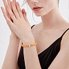 10Pcs 10 Style Handmade Polymer Clay Heishi Beaded Stretch Bracelets Set with Heart BJEW-SW00036-01-7