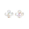 Transparent Acrylic Bead Caps X-TACR-Q273-03-2