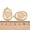 Printed 304 Stainless Steel Pendants STAS-C158-14G-03-3