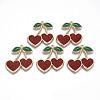 Transparent Epoxy Resin Pendants X-RESI-T047-04KC-RS-1