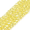 Electroplate Glass Beads Strands EGLA-A044-T4mm-B29-1
