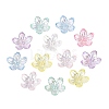 Transparent Plastic Bead Caps KY-N025-37-1