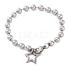 304 Stainless Steel Bracelets BJEW-M001-01P-06-1