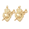 Brass Pendants KK-CBA2F11-15A-G-1