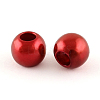 ABS Plastic Imitation Pearl European Beads MACR-R530-12mm-A60-1